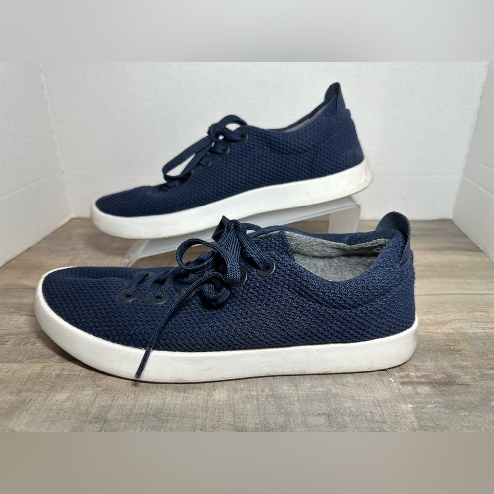 Allbirds Men’s Tree Pipers Sneakers Shoes Navy White‎ Size 10 Causal Walking